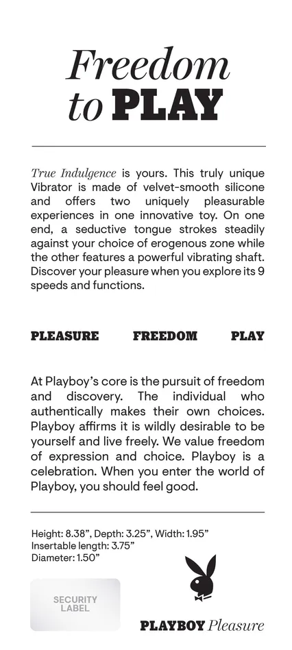 Playboy Vibrators True Indulgence Vibrator Deep Teal Playboy Vibrators True Indulgence Vibrator Deep Teal