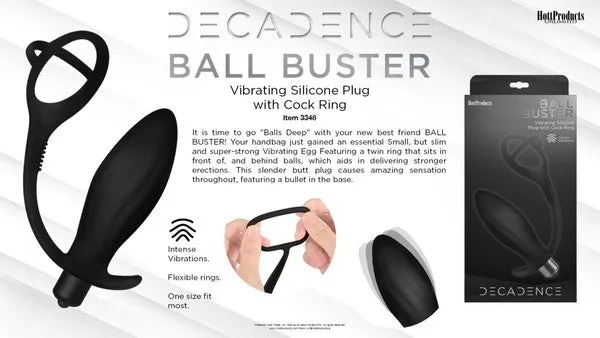 Ball Buster Black Hott Products Unlimited Anal