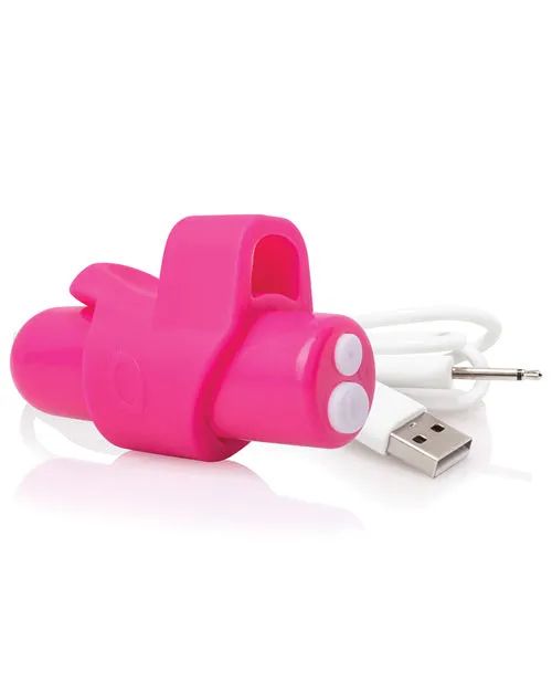 Male Sex Toys Screaming O Screaming O Charged Combo 1 WC Ring Finger Sleeve Pink