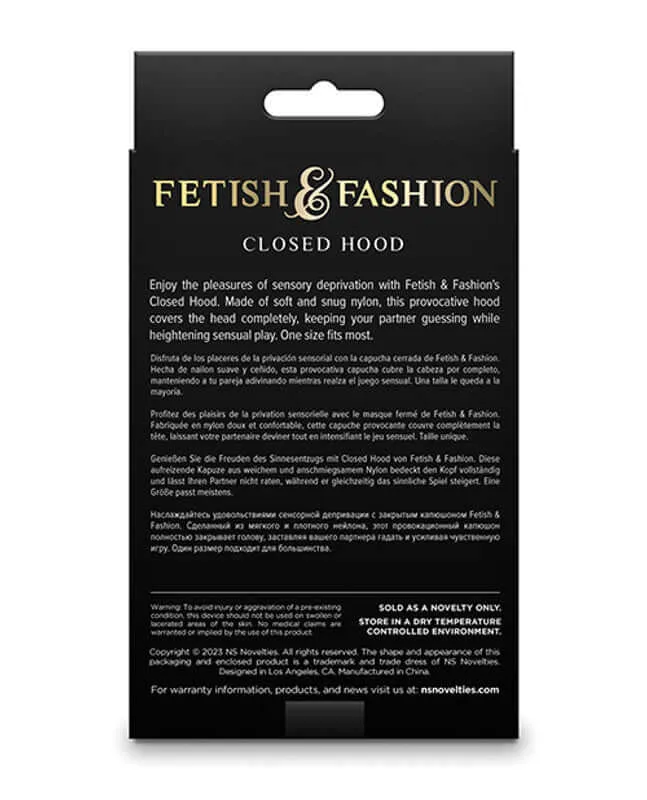 Couples NS Novelties Fetish and Fantasy Closed Hood White