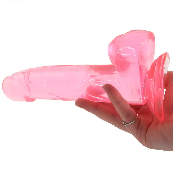Dildos CalExotics Size Queen 6 Inch Jelly Dildo in Pink Dildos CalExotics Size Queen 6 Inch Jelly Dildo in Pink