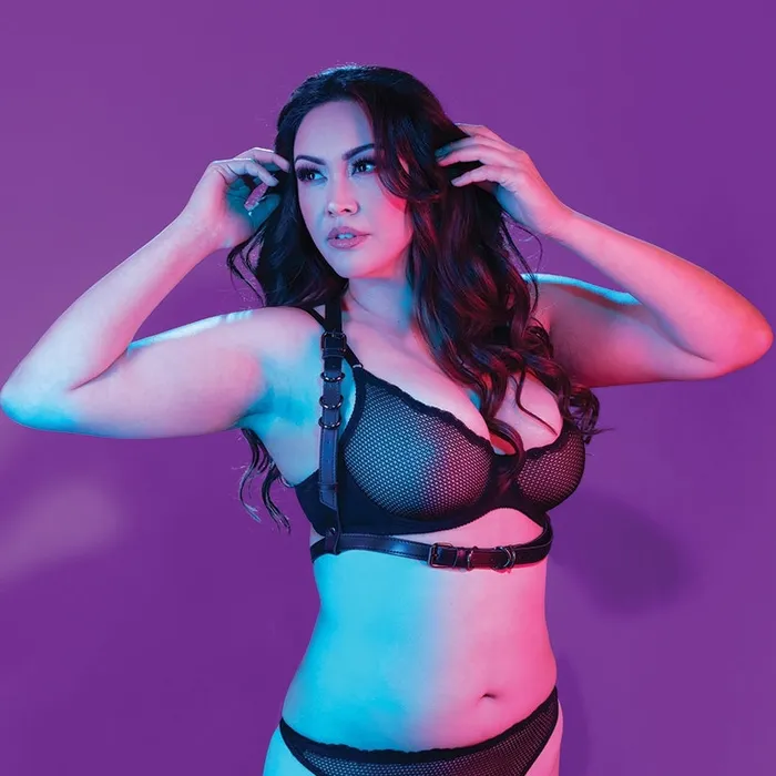 Euphoria Collection Plus Size Halter Buckle Harness CAL EXOTICS Plus Size