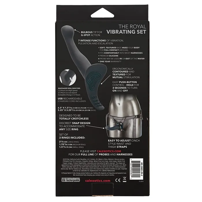 Female Sex Toys CAL EXOTICS Her Royal Harness The Royal Vibrating Set