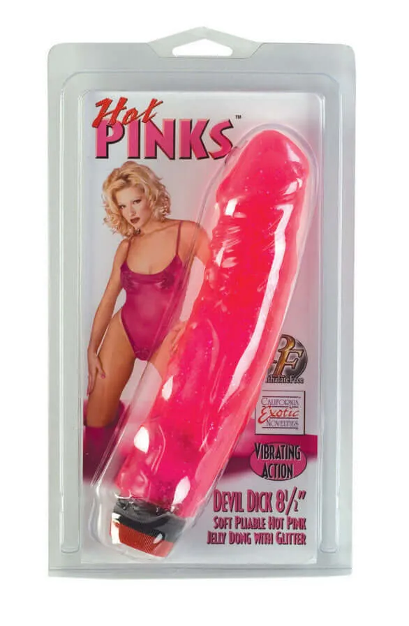 Hot Pink Devil Dick 85 Vibrator California Exotic Novelties Vibrators