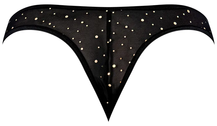 Magic Silk Lingerie Vibrators Sultry Black Glitz and Glam Tanga Womens Lingerie LXL Revealing and Seductive