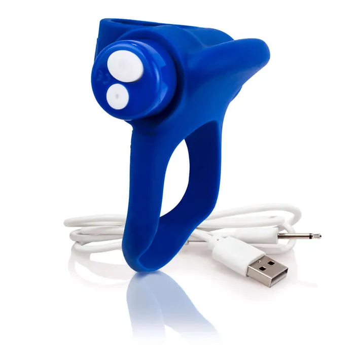 Male Sex Toys Screaming O Charged You Turn Plus Blueberry Blue Rechargeable Cock Ring Screaming O