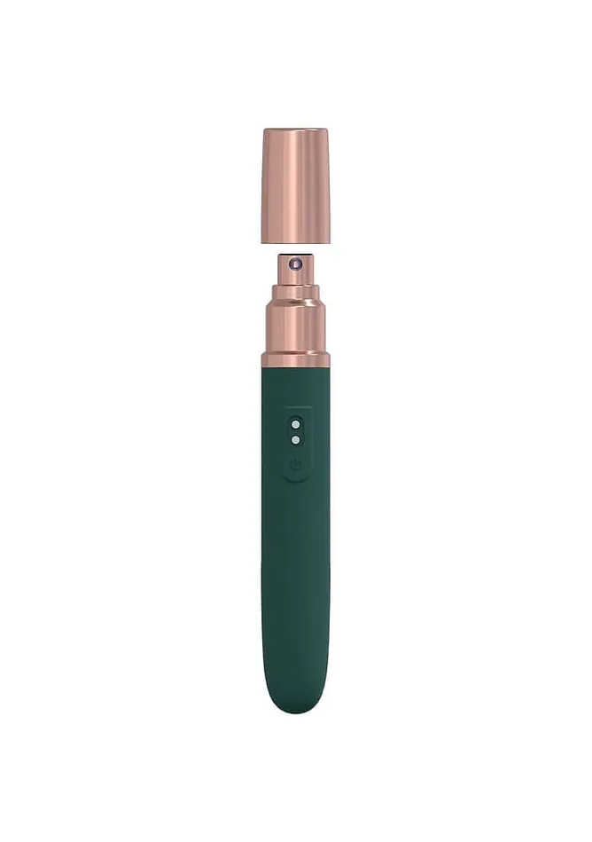 SHOTS AMERICA Vibrators Loveline The Traveler Travel Vibe Discreet Powerful and Rechargeable Forest Green