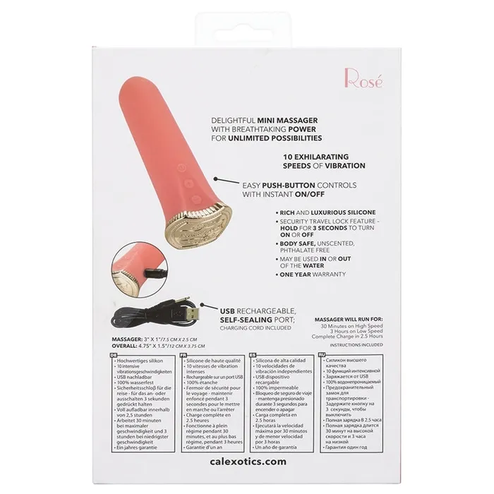 Uncorked Rose CAL EXOTICS Vibrators