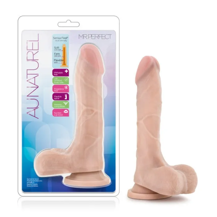 Dildos Blush Novelties Au Naturel Mister Perfect Beige Dildos Blush Novelties Au Naturel Mister Perfect Beige