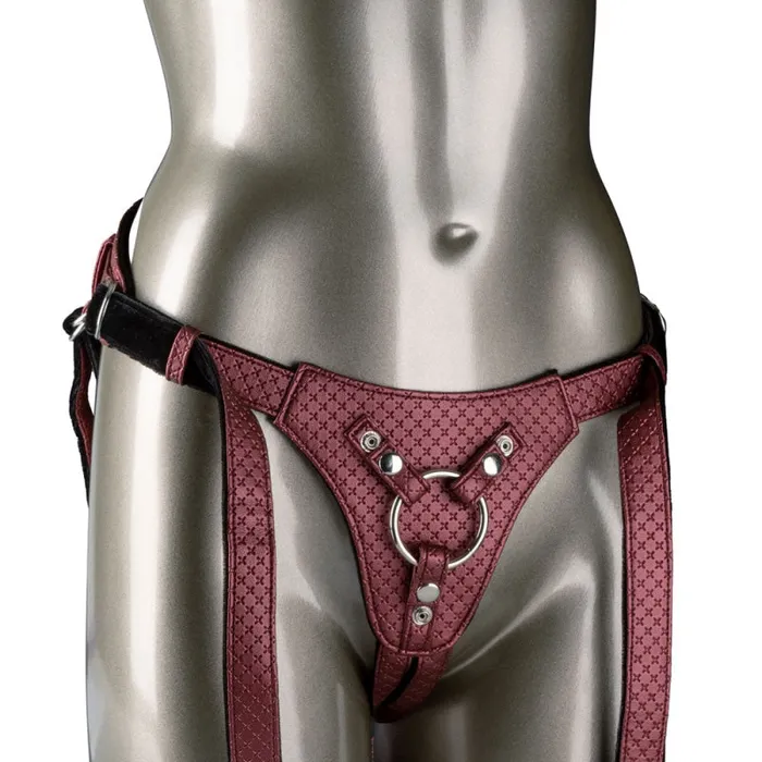 Female Sex Toys Her Royal Harness the Regal Queen Red CalExotics