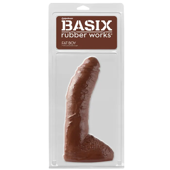 Pipedream Dildos Basix Rubber Works Fat Boy Brown Pipedream Dildos Basix Rubber Works Fat Boy Brown