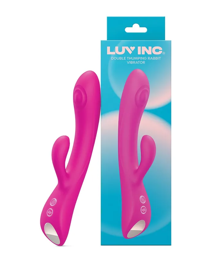 Vvole Vibrators Luv Inc Double Thumping Rabbit Pink