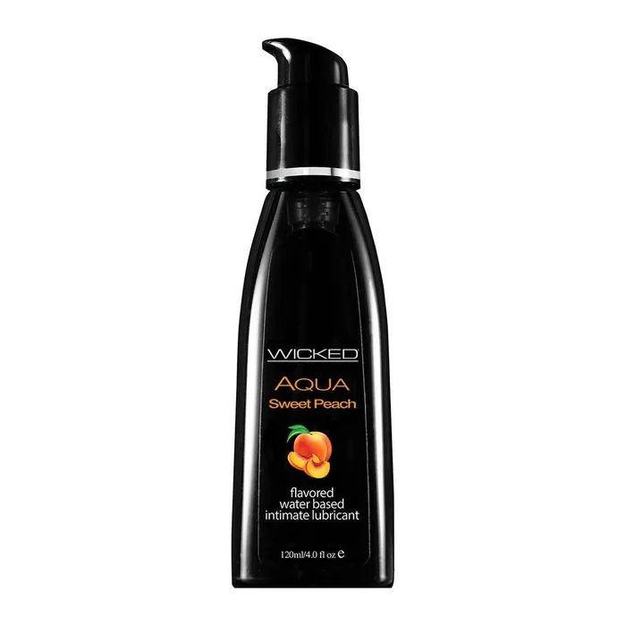 Wicked Sensual Care Vibrators Wicked Aqua Sweet Peach 4oz
