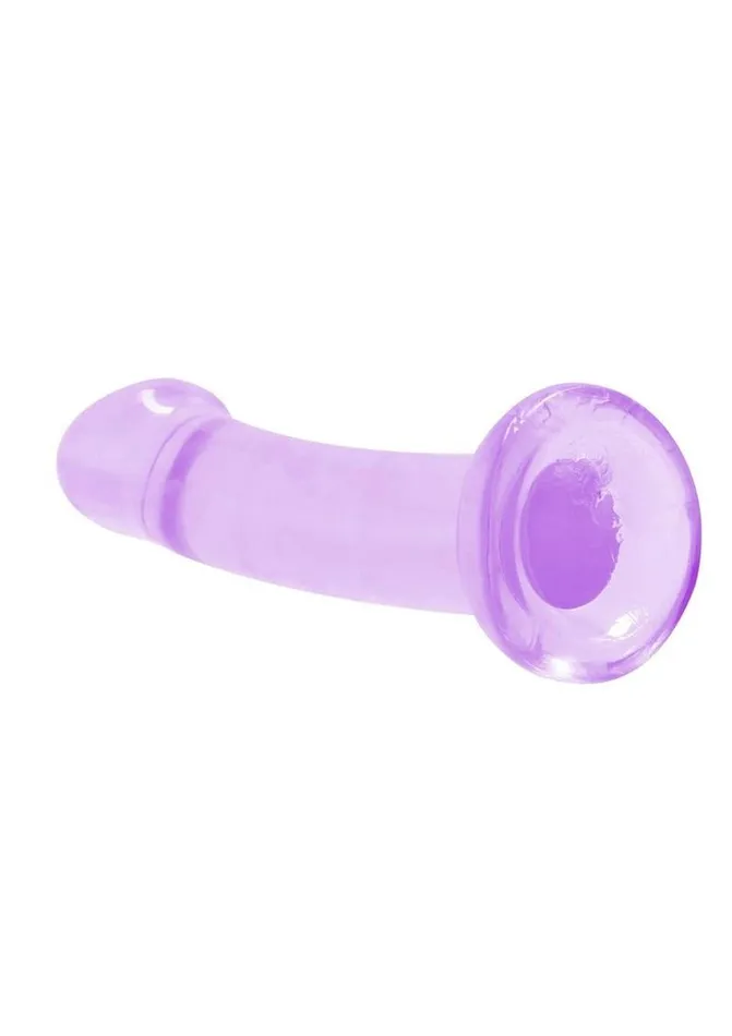 Female Sex Toys Real Rock Realrock Crystal Clear Non Realistic Dildo with Suction Cup