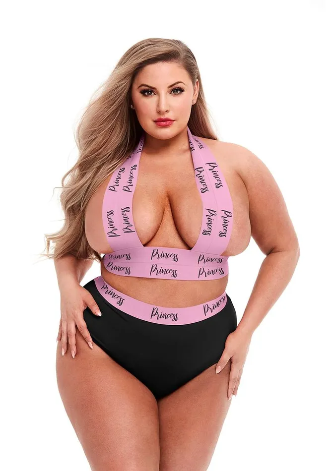 Male Sex Toys Lapdance Lingerie 2pc Princess Logo Elastic Booty Short