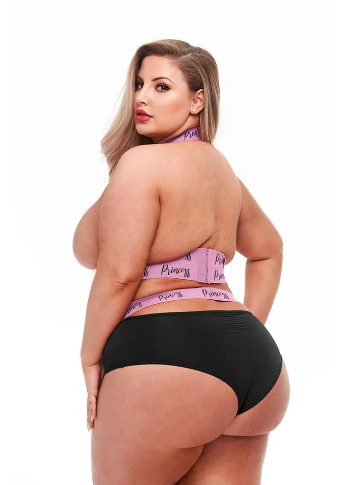 Male Sex Toys Lapdance Lingerie 2pc Princess Logo Elastic Booty Short