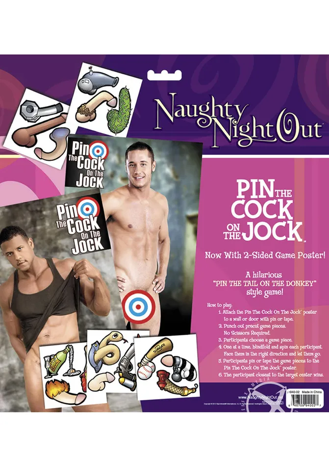Naughty Night Out Pin The Cock On The Jock Naughty Night Out Female Sex Toys