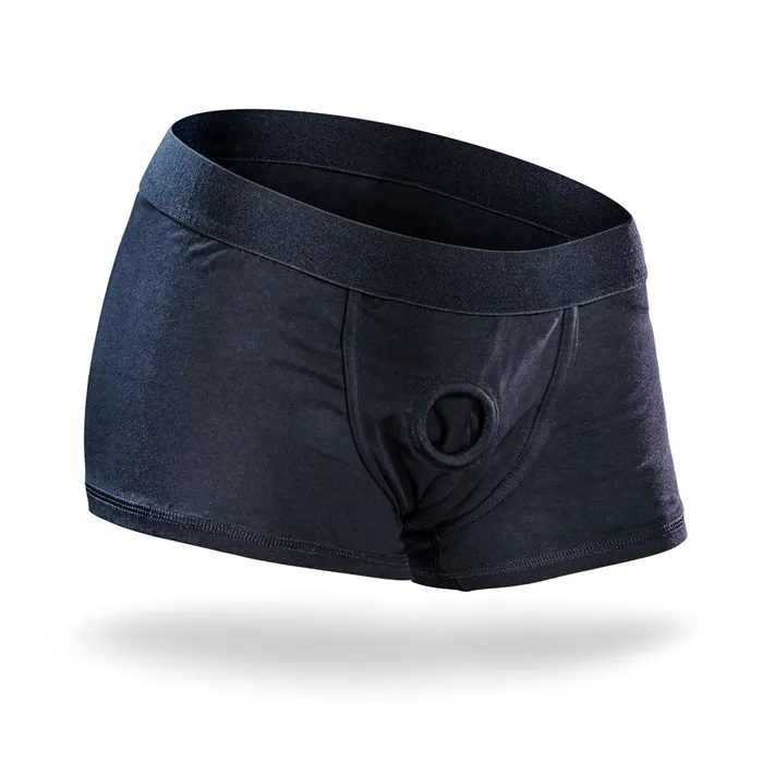 Blush Novelties Anal Temptasia Harness Briefs Black Blush Novelties Anal Temptasia Harness Briefs Black