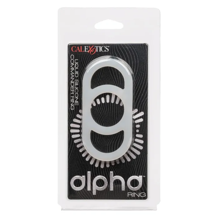 CalExotics Male Sex Toys Alpha Liquid Silicone Commander Ring Natural CalExotics Male Sex Toys Alpha Liquid Silicone Commander Ring Natural