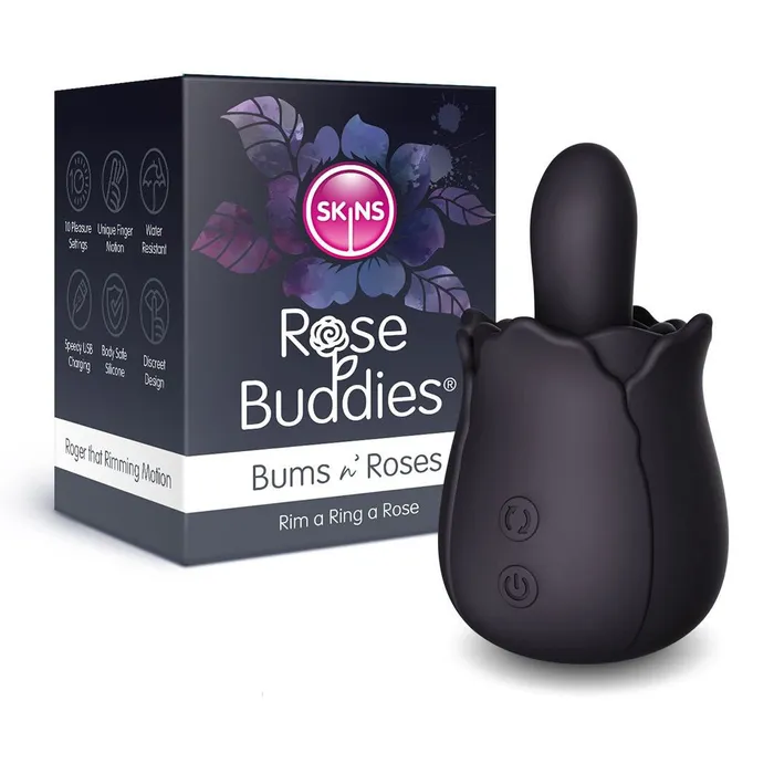 Creative Conceptions Skins Skins Rose Buddies the Bums N Rose Black Vibrators Creative Conceptions Skins Skins Rose Buddies the Bums N Rose Black Vibrators