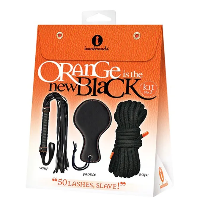Icon Brands Orange Is the New Black 50 Lashes Kit Blackorange Anal Icon Brands Orange Is the New Black 50 Lashes Kit Blackorange Anal