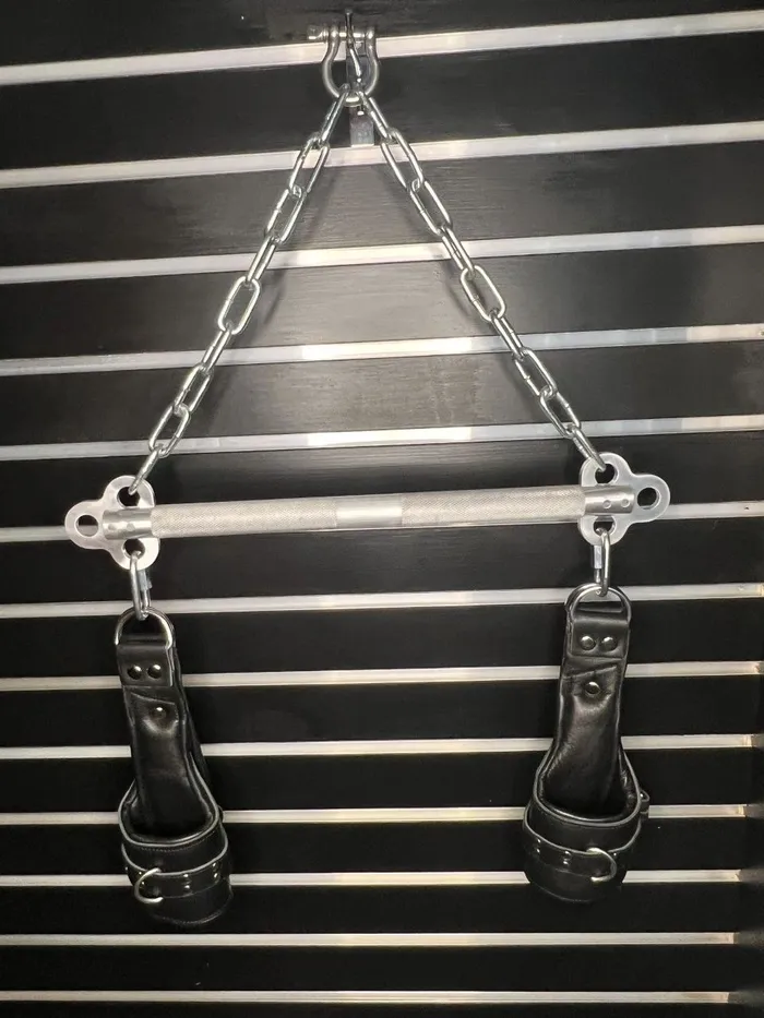 Restraints Ballisticmetal Wholesale Suspension Cuffs Padded Leather Restraints Locking Buckle Bondage Wrist or Ankle Cuff BDSM Hanging Gear Kit Set Pair Restraints Ballisticmetal Wholesale Suspension Cuffs Padded Leather Restraints Locking Buckle Bondage Wrist or Ankle Cuff BDSM Hanging Gear Kit Set Pair