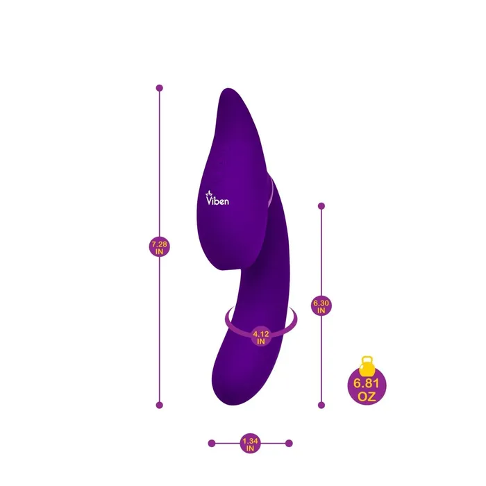 Viben Symphony Violet Insertable Triple Motor Vibe Presale Only Vibrators
