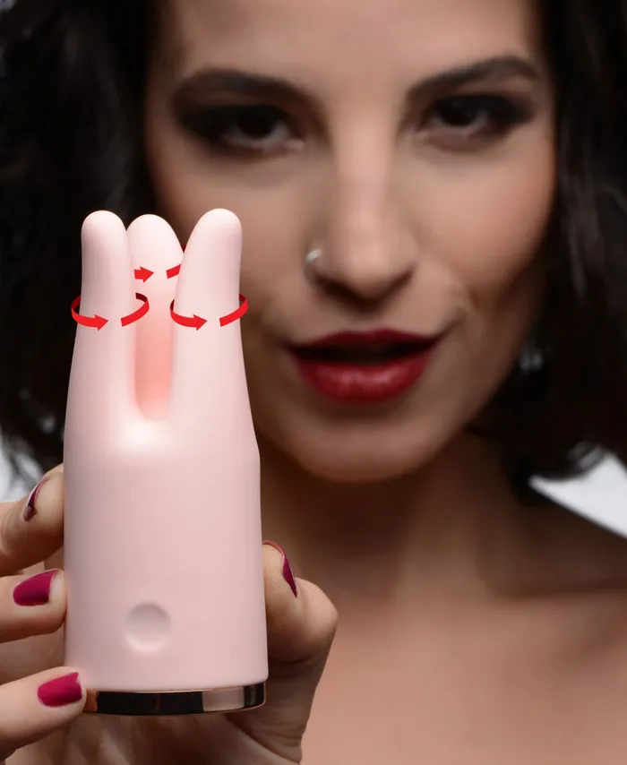 XR Brands inmi Vibrators Vibrassage Twirl 10x Vibrating Clit Teaser Pink XR Brands inmi Vibrators Vibrassage Twirl 10x Vibrating Clit Teaser Pink