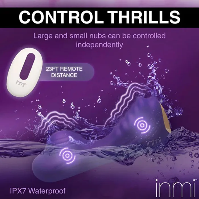 XR Brands inmi Vibrators Vibrating Silicone Grinder Purple XR Brands inmi Vibrators Vibrating Silicone Grinder Purple