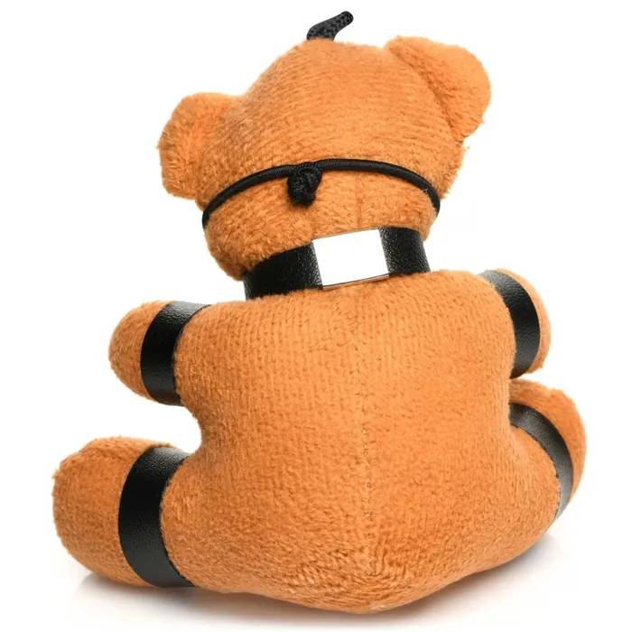 XR Brands Master Series Vibrators Gagged Teddy Bear Keychain XR Brands Master Series Vibrators Gagged Teddy Bear Keychain