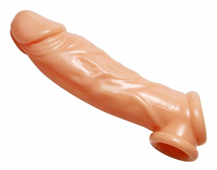 XR Brands Size Matters Male Sex Toys Realistic Flesh Penis Enhancer and Ball Stretcher
