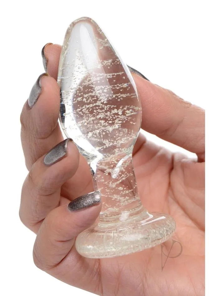 Booty Sparks Anal Booty Sparks Glow Glass Plug Md