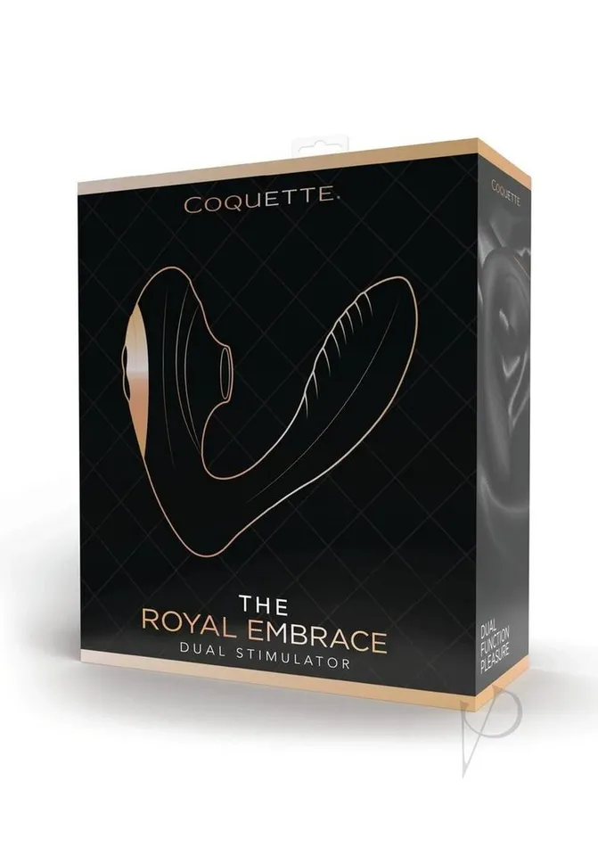 Coquette Vibrators Coquette Royal Embrace Blkgld
