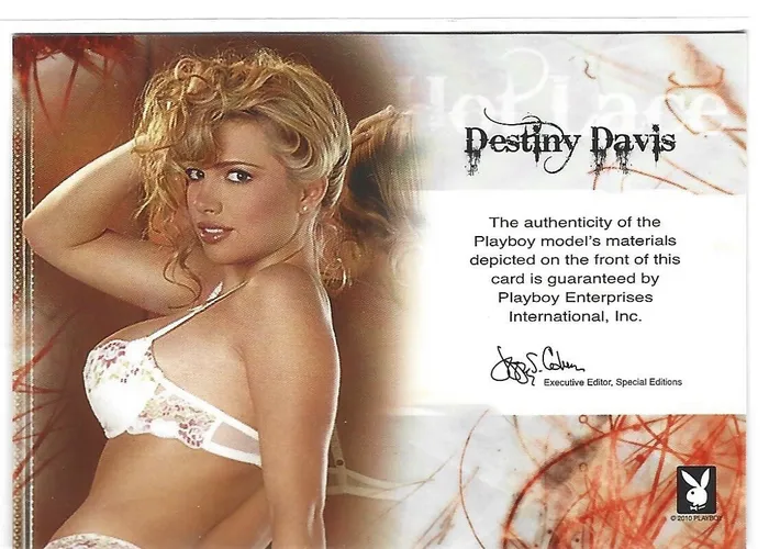 Couples Dans Cards Playboy Lingerie Hot Lace Destiny Davis Memorabilia Card Couples Dans Cards Playboy Lingerie Hot Lace Destiny Davis Memorabilia Card