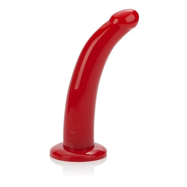 Female Sex Toys Sophias Red Rider Harness and GSpot StrapOn Dildo California Exotics