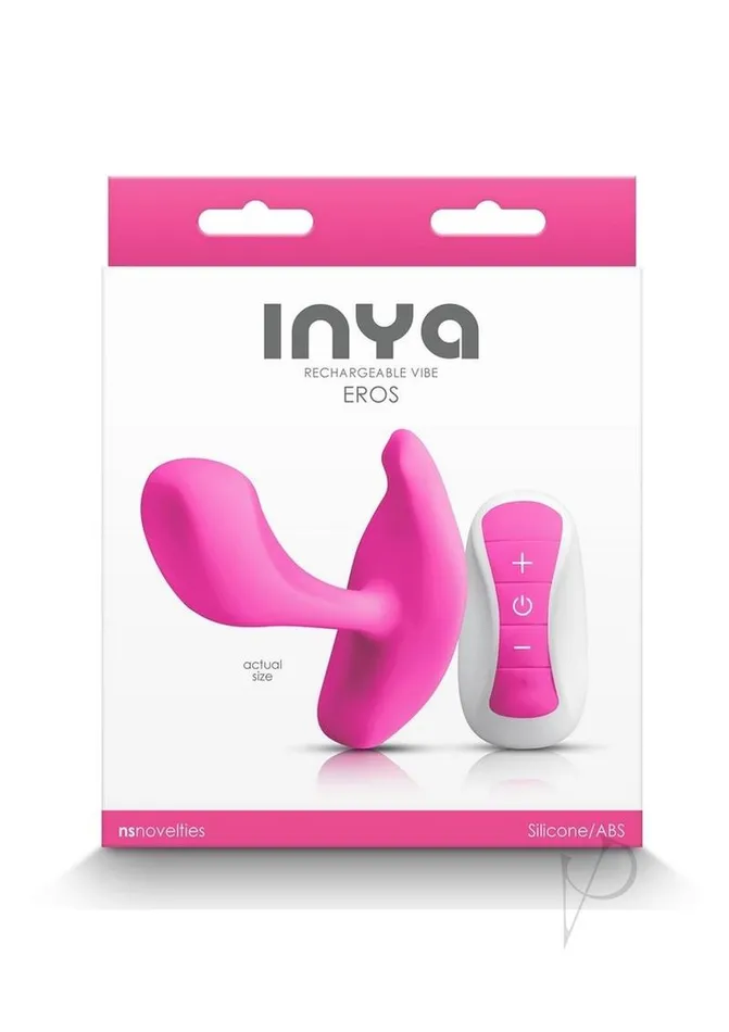 Inya Female Sex Toys Inya Eros Rechargeable Silicone Vibrating Stimulator with Remote Control Pink Inya Female Sex Toys Inya Eros Rechargeable Silicone Vibrating Stimulator with Remote Control Pink