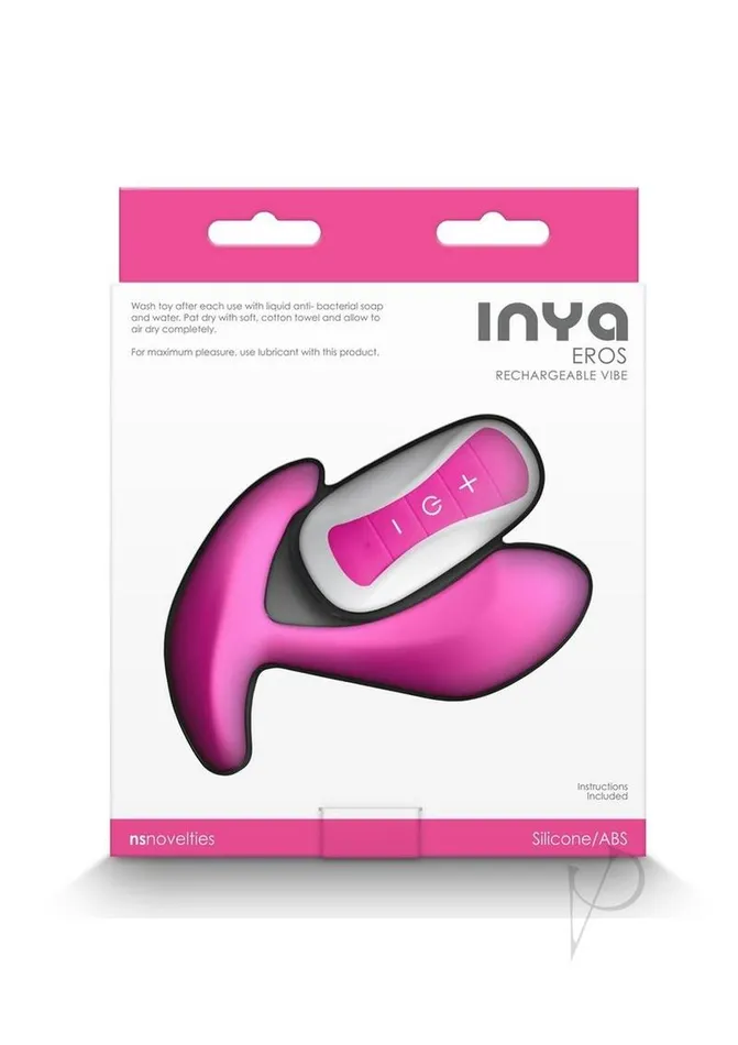Inya Female Sex Toys Inya Eros Rechargeable Silicone Vibrating Stimulator with Remote Control Pink Inya Female Sex Toys Inya Eros Rechargeable Silicone Vibrating Stimulator with Remote Control Pink