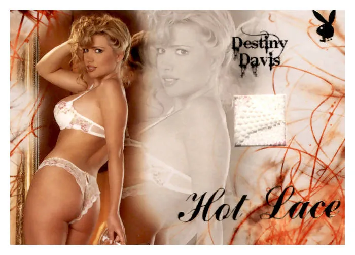 JimS Cards and More Couples LINGERIE HOT LACE Memorabilia HOT LACE DESTINY DAVIS
