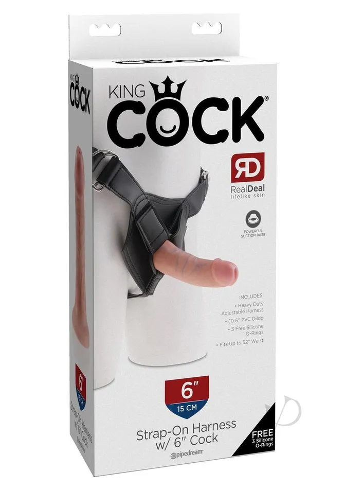 King Cock Female Sex Toys Kc Strap On Harness 6 Cock Flesh