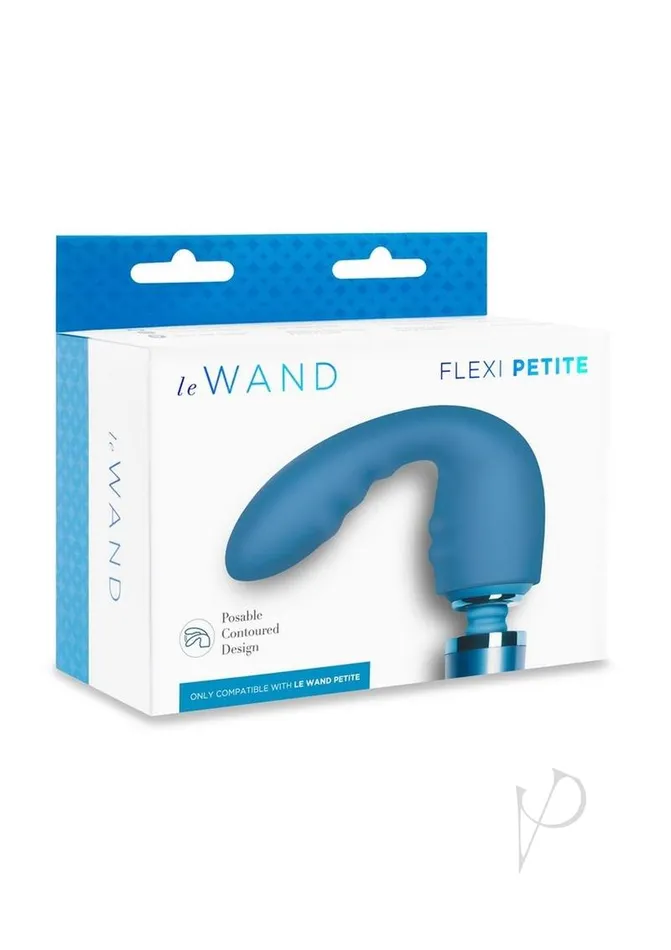 Le Wand Vibrators Le Wand Petite Flexi Attach Blue